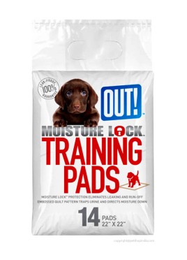 Out Pet Care Moisture Lock Training Pad 14 pad
